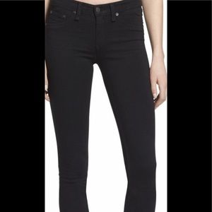 Never Worn  Rag &Bone  black legging jeans. Size 25
